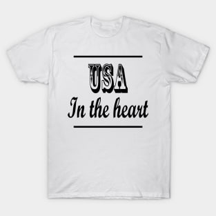 USA in the heart T-Shirt